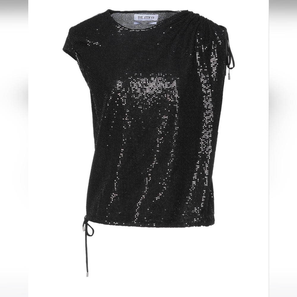 The Attico Sequin Sleeveless Top
